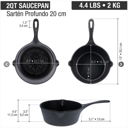 Sarten Profundo Victoria Hierro 1.9L