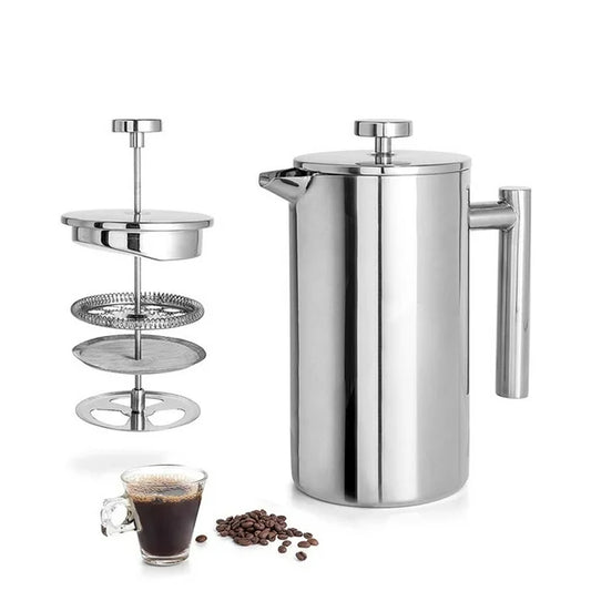 Cafetera De Prensa Francesa Acero